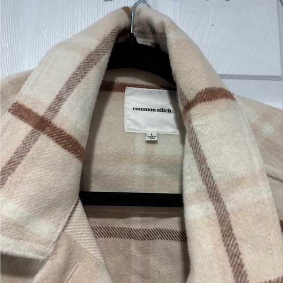 Boxy Plaid Croppy Jacket (Buttons) - Picture 3 of 5